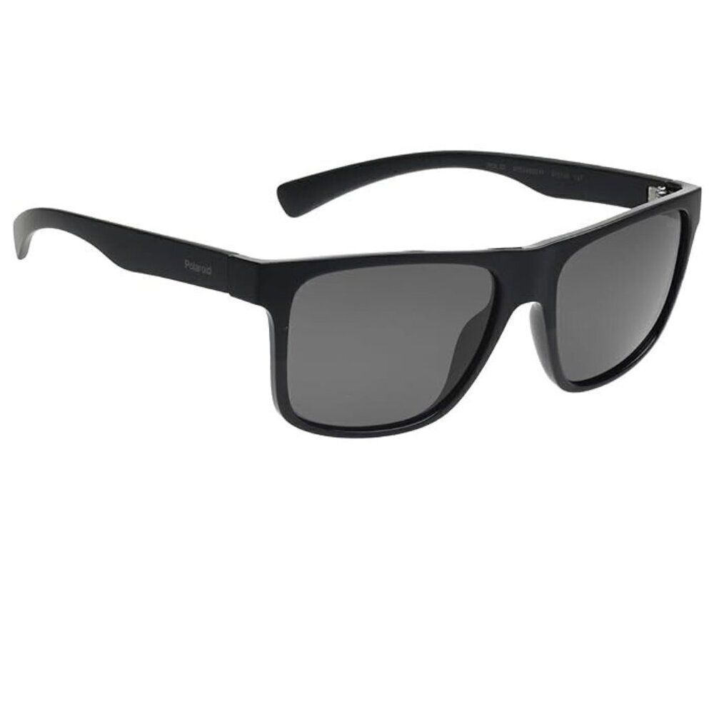 Polaroid Mens 57 -18 Black Full Rim Square Branded Sunglasses POL 22 0152482211